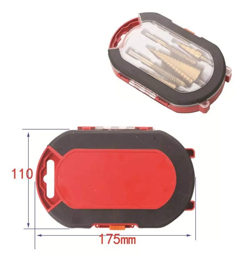 Miniatura 3 de Juego de 6 Brocas Escalonada de Acero